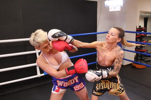 Topless Kickboxing.